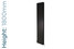 AP-MAGFR18-BLKTM-TH - Apollo Magenta Flat Aluminium Designer Black Metallic Double Vertical Radiator H1800mm X W475mm AP-MAGFR18-BLKTM-TH - Apollo Magenta Flat Aluminium Designer Black Metallic Double Vertical Radiator H1800mm X W475mm